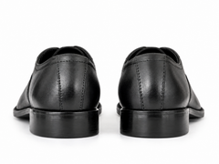 Elite Evoke – Classic Black Cap-Toe Oxford Shoes