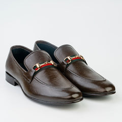 Brown Royale – Elegant Brown Leather Loafers