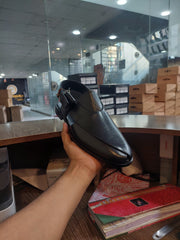 Premium Handmade Black Leather Peshawari Kheri