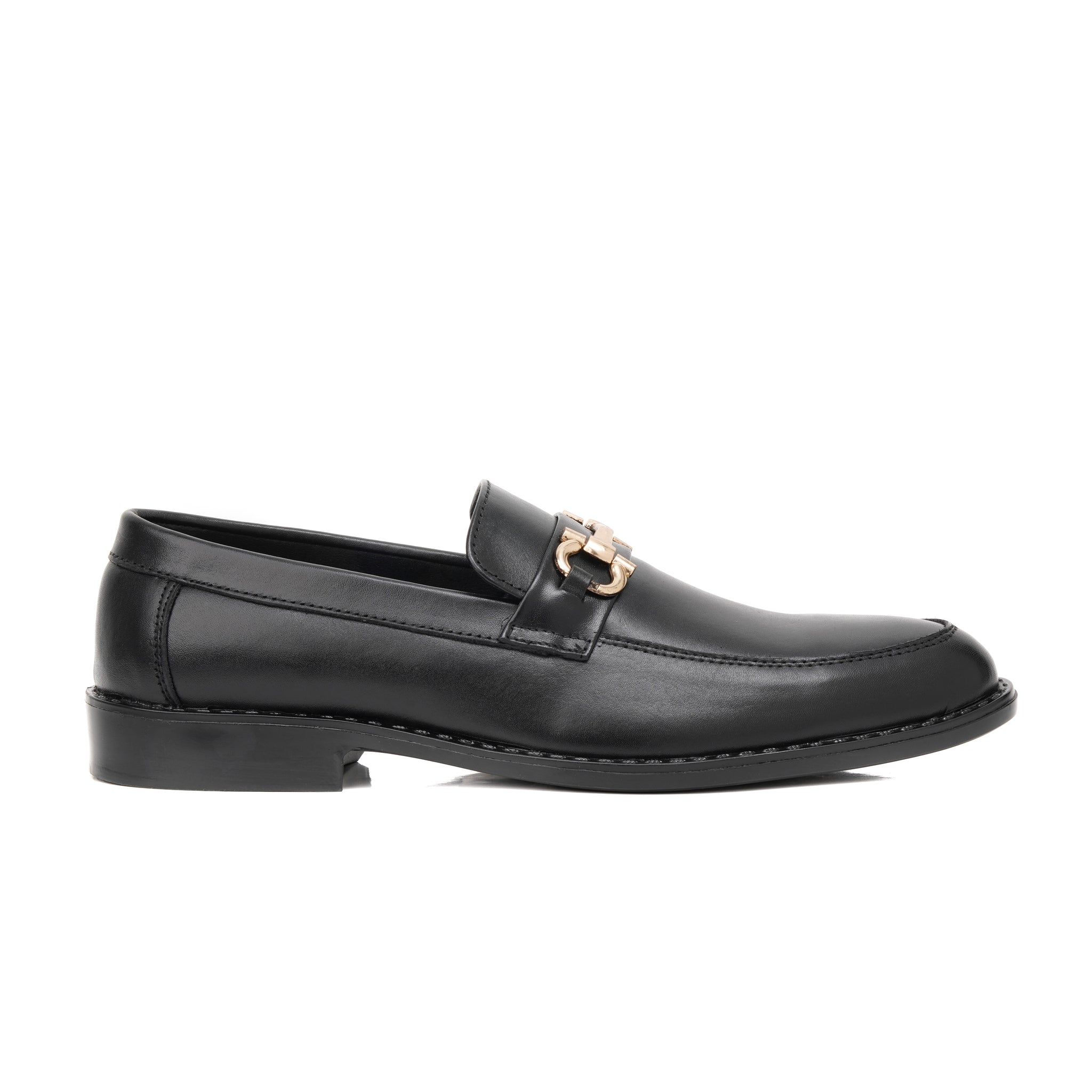 Midnight Black Elegance Loafer - Pure Cow Leather