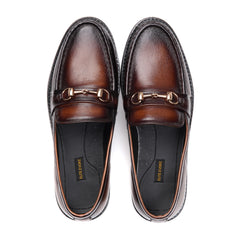 Patina Buckle Brilliance Loafer - Pure Cow Leather