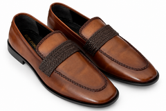 Elite Evoke – Braided Leather Loafers