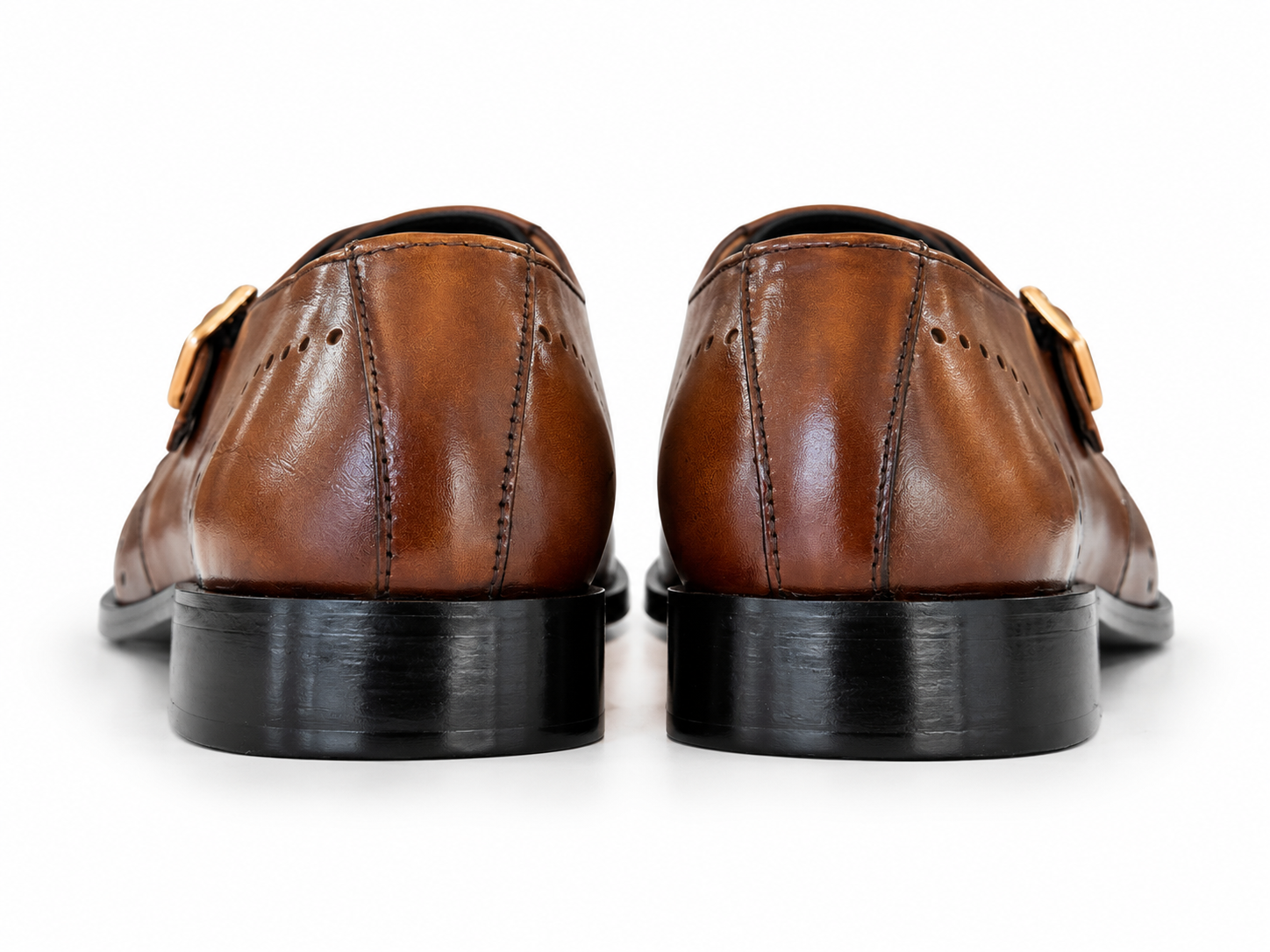 Elite Evoke – Brogue Monk-Strap Shoes