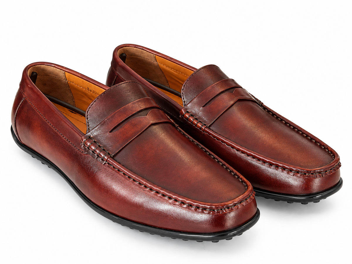 Elite Evoke – Heritage Leather Driving Loafers