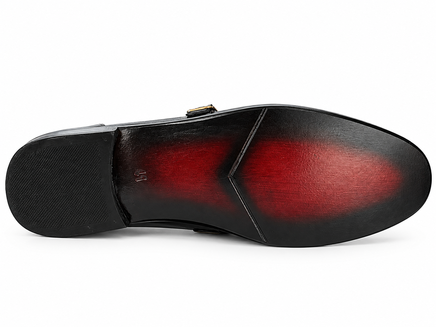 Elite Evoke – Croc Double Monk-Strap Leather Loafers