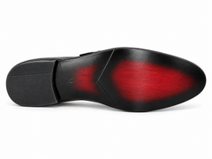 Elite Evoke – Noir Brogue Monk-Strap Leather Shoes