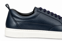 Elite Evoke – Royal Navy Blue Leather Sneakers