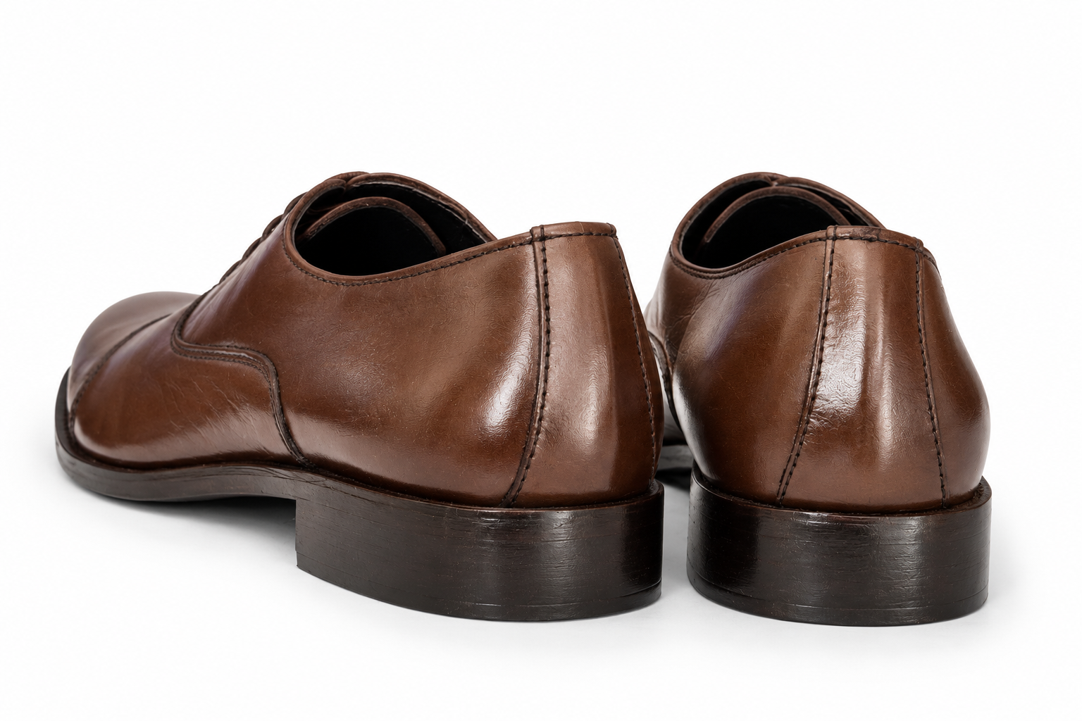 Elite Evoke – Heritage Brown Cap-Toe Oxford Shoes