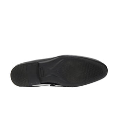 Black Classic Plush Comfort Penny Loafers