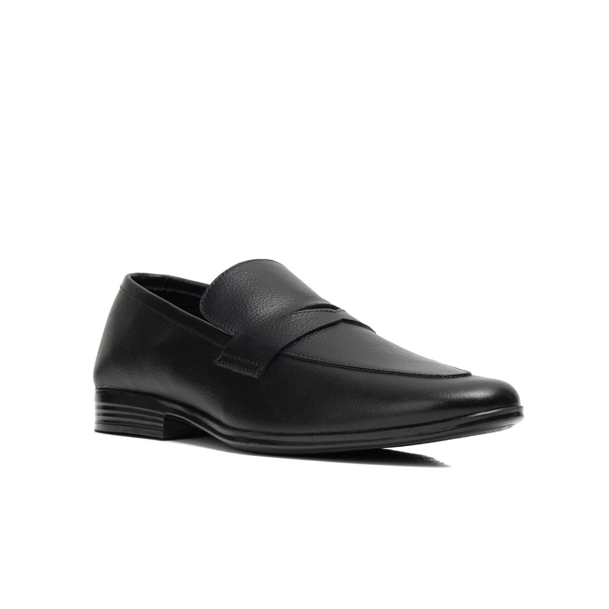 Black Classic Plush Comfort Penny Loafers