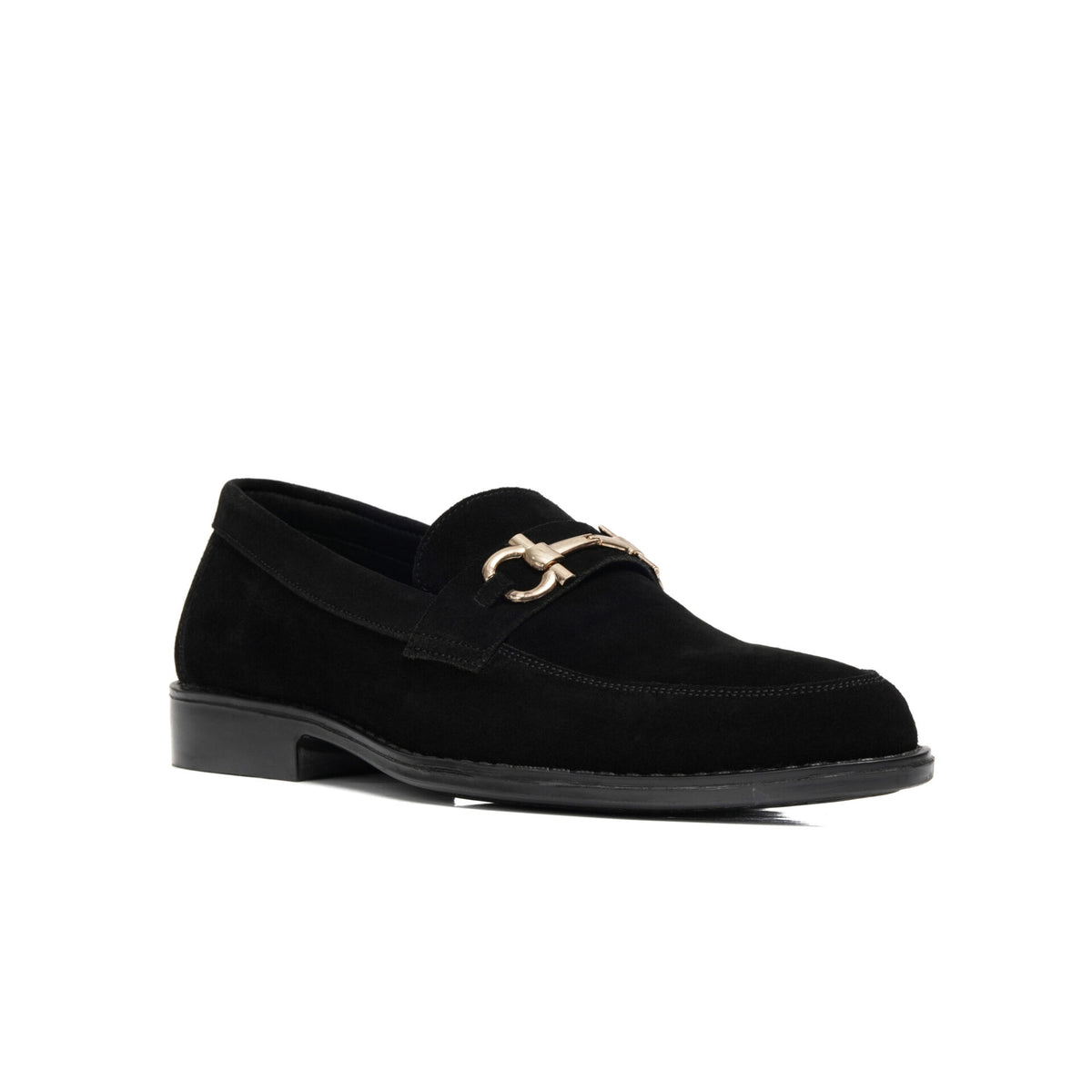 Black Elegance Refined Horse Bit Loafers